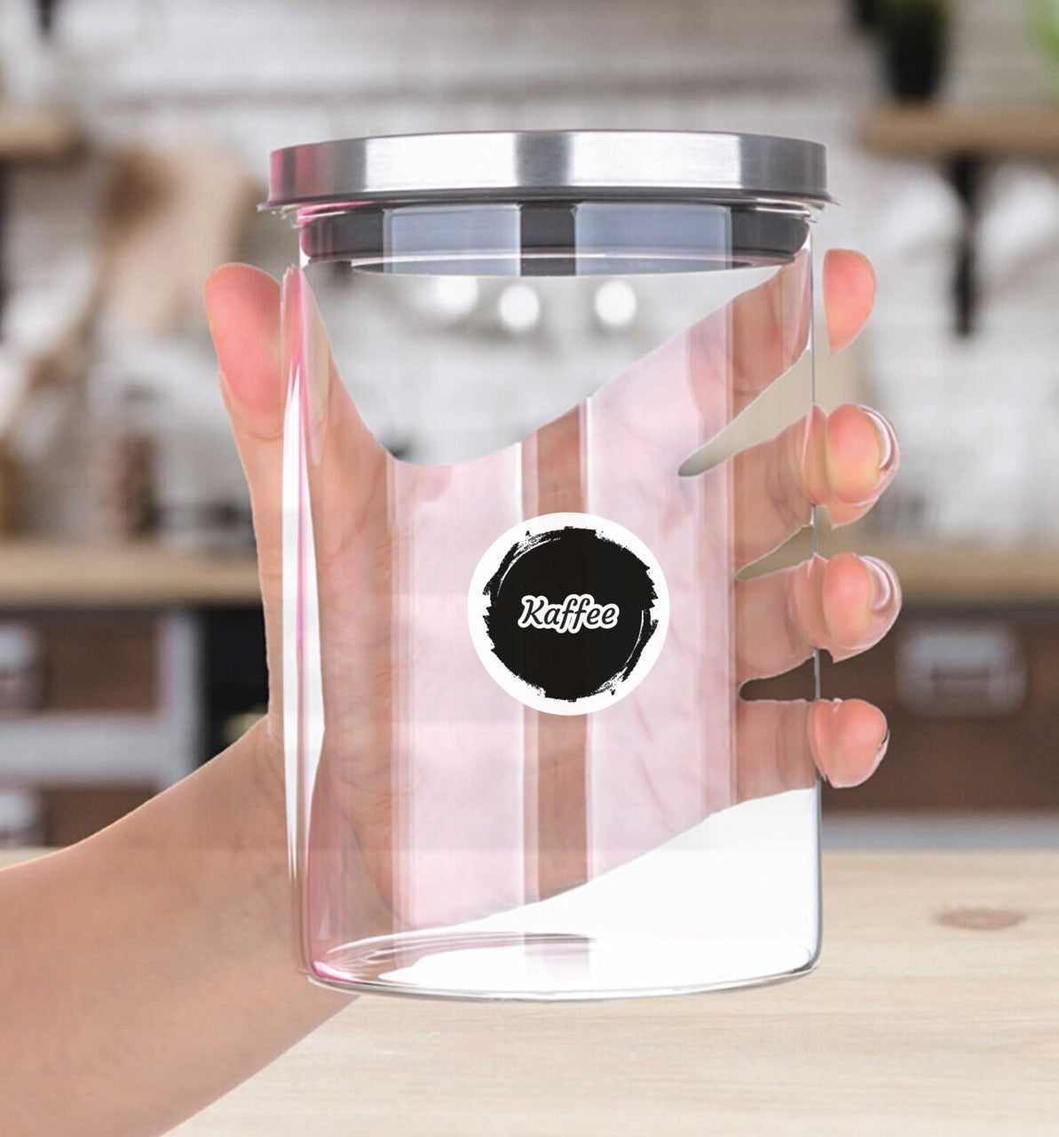 80 St.-Rund-Gemustert Schwarz