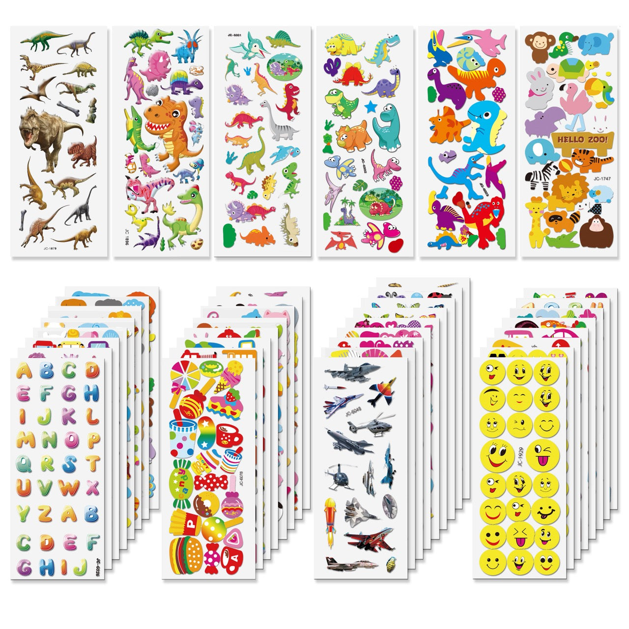 Mega 3D Pack (56 Blatt Aufkleber)