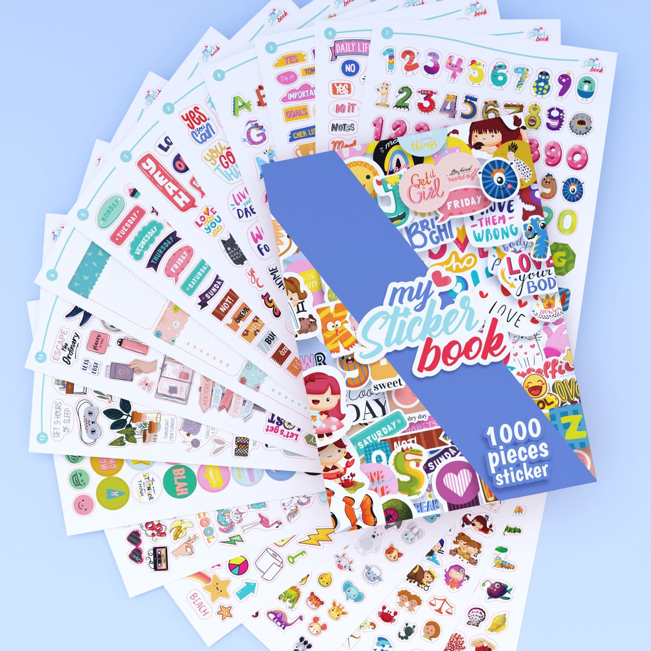 Mega 3D Pack (56 Blatt Aufkleber)
