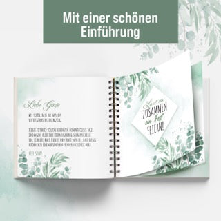 colortouch Hochzeit Fotobuch mit 70 Fotoaufgaben, Hochzeitsspiel Fotoalbum mit Platzhaltern, Fotospiel für Gäste, Hardcover Spiralbindung Gästebuch, Fotobox Hochzeitsgeschenk für Braut & Bräutigam