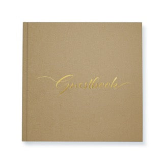 Blanko Hochzeit Gästebuch Kraft Optik