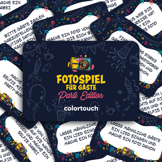 colortouch Fotospiel Party 70 Fotoaufgaben, Kreatives Party Challenge für Geburtstag, Hochzeit, Konfirmation, Jugendweihe, Silvester, Geschenk Teenager mit vielen lustigen & unvergesslichen Aufgaben