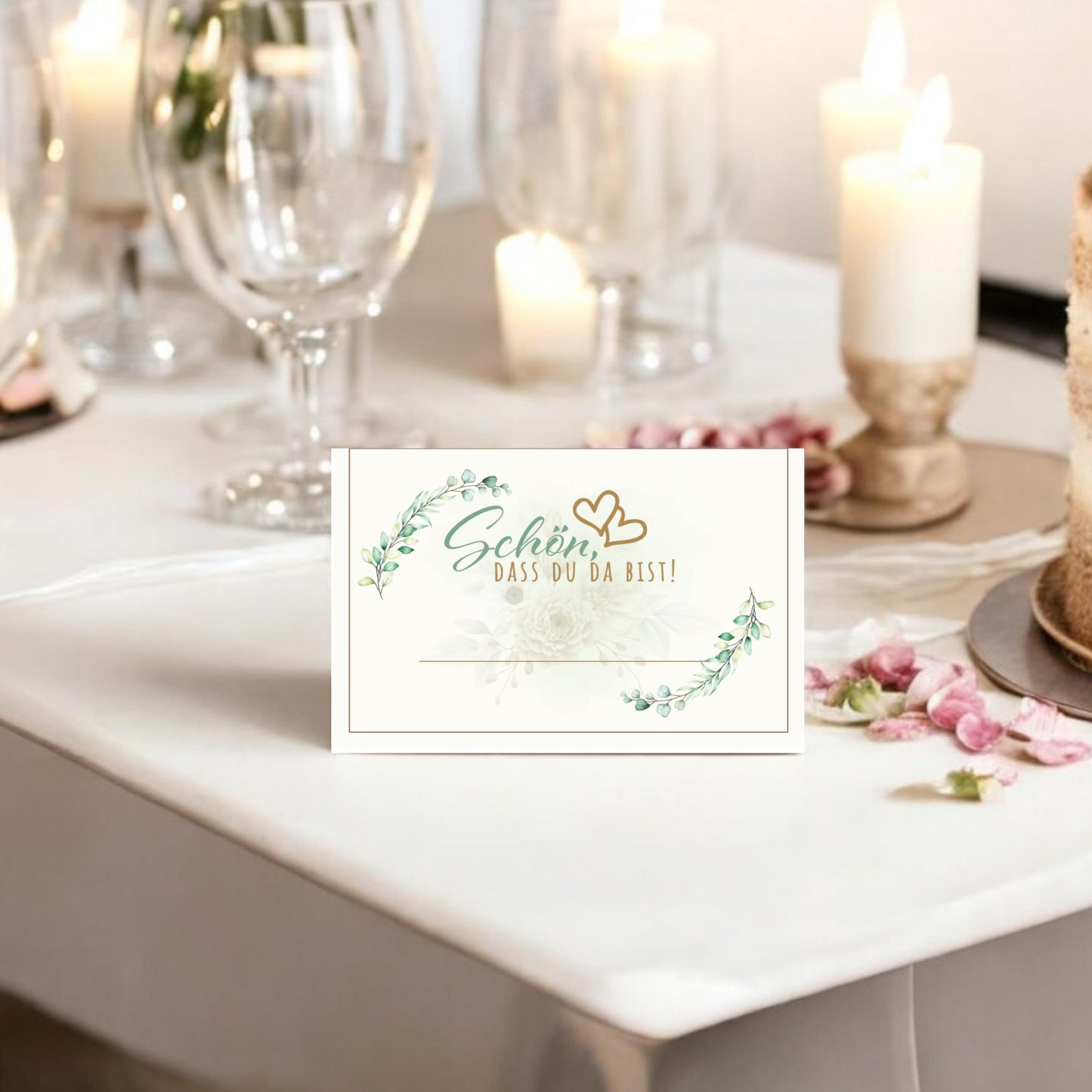 colortouch place cards name cards 50 pieces to write on wedding birthday confirmation communion baptism celebration name tags to write on yourself