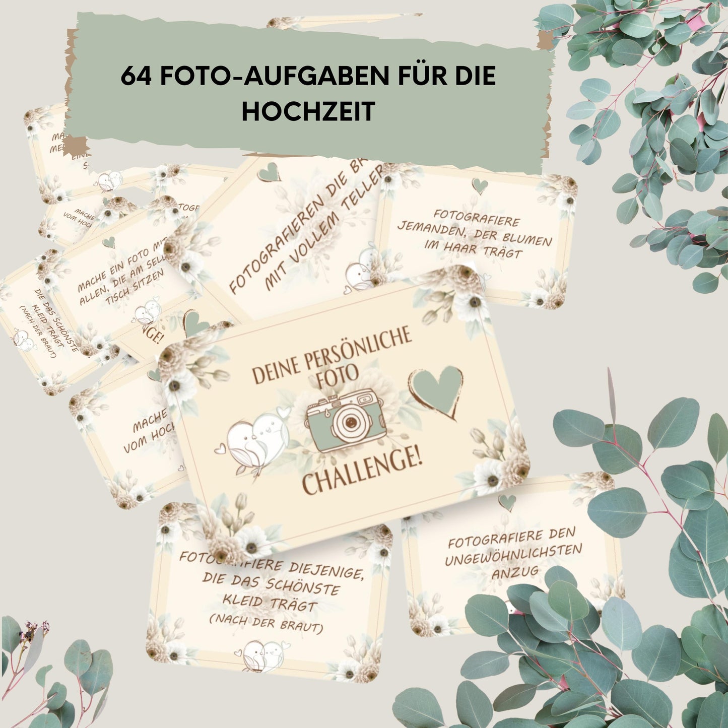 Hochzeitsspiel mit 70 Aufgaben