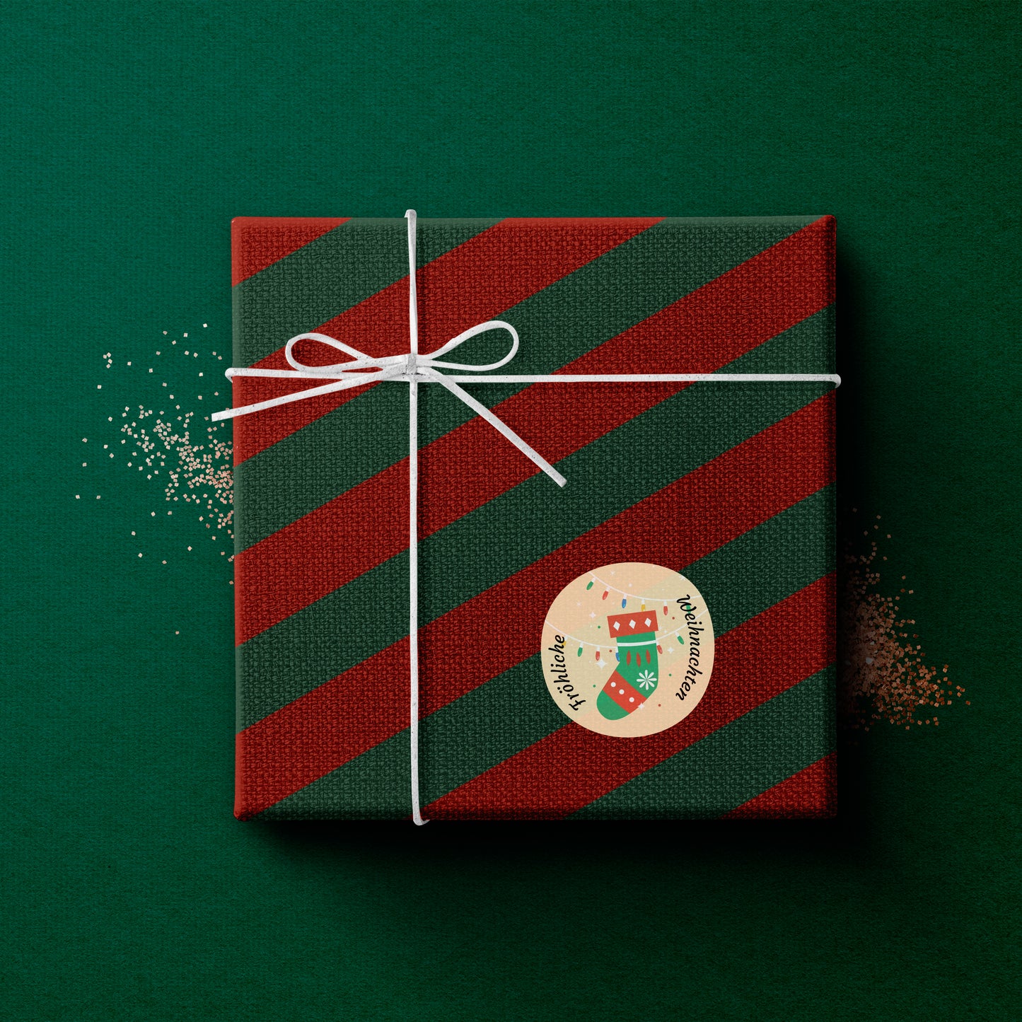 Weihnachten Aufkleber 48 St. (Deutsch)